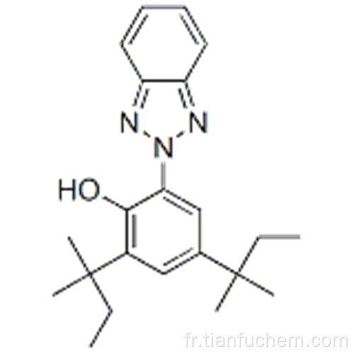 Phénol 2- (2H-benzotriazol-2-yl) -4,6-bis (1,1-diméthylpropyl) - CAS 25973-55-1